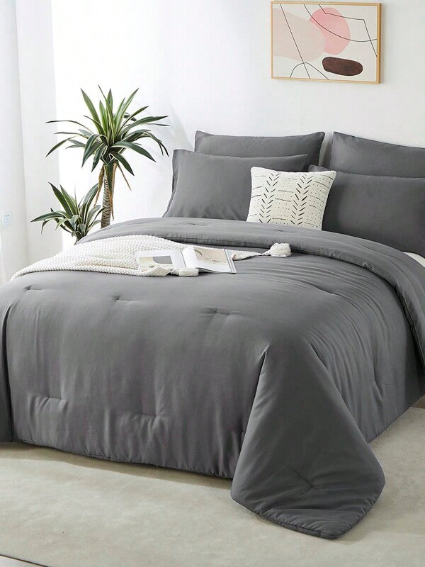 2/3-PCS Bed Comforter Sets Queen, Super Soft, Breathable, Fluffy Summer Bedding Set For All Seasons - Includes 1 Comforter And 1-2 Pillows, 100% Microfiber Super Soft Comforter Sets,Room Decor, Bedroom Decor, Christmas Gift.